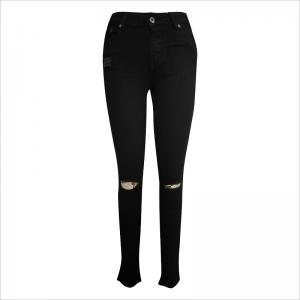 fashion ripped knee skinny jean