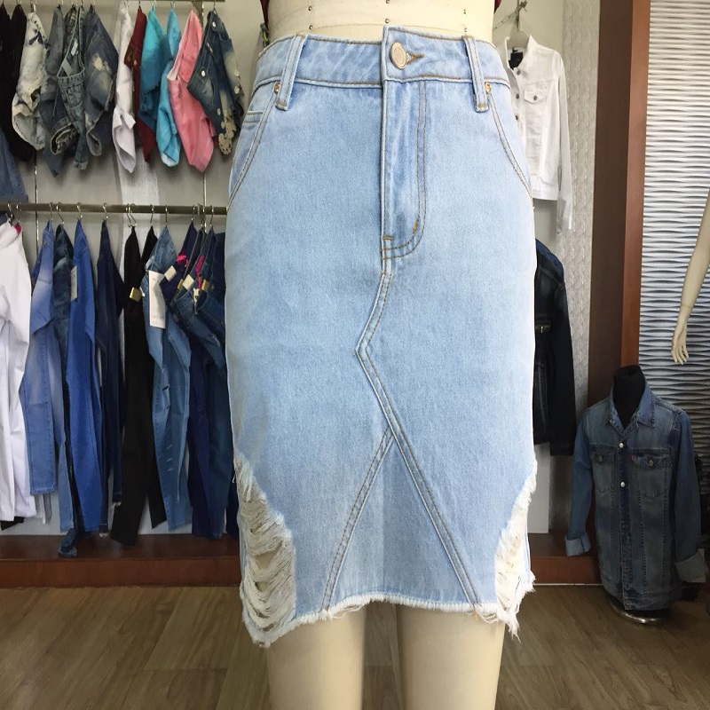 hot selling denim skirt WSJL19068