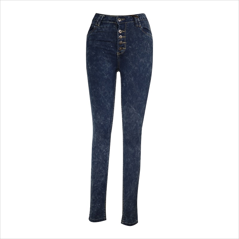 ladies acid wash disco jean WS1009