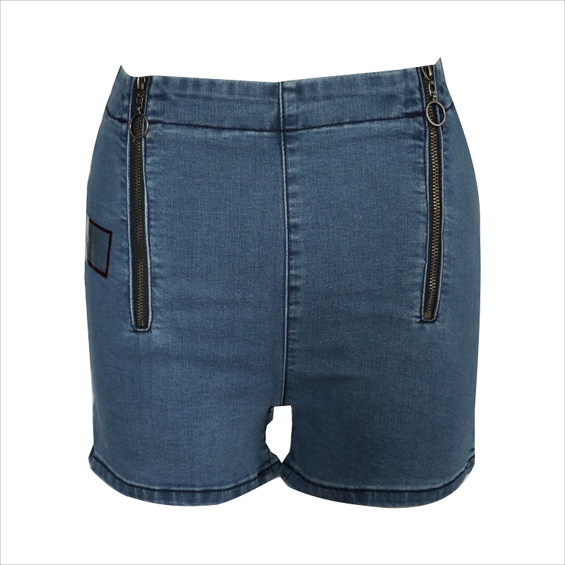 zip front rinse short WS1008