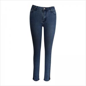 fashion contrast washing skinny jeans WS10122