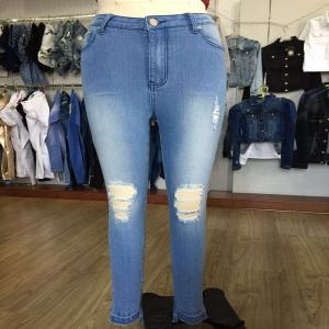 blue distressed skinny jeans WS101127